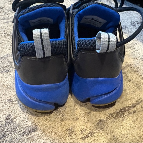 Nike Presto Kids Sneakers Black Blue Youth Size 5Y - Picture 4 of 12